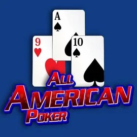 All American Poker slot visual from RTG (Reel Time Gaming) available on winnercasinoo.it